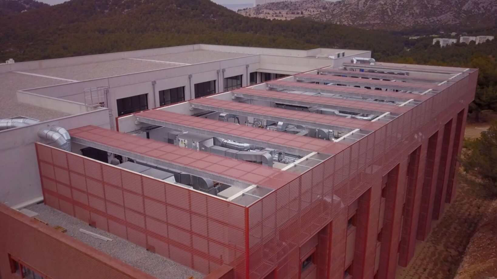 système de traitement de l'air pour salle propre des laboratoires Veracyte Marseille