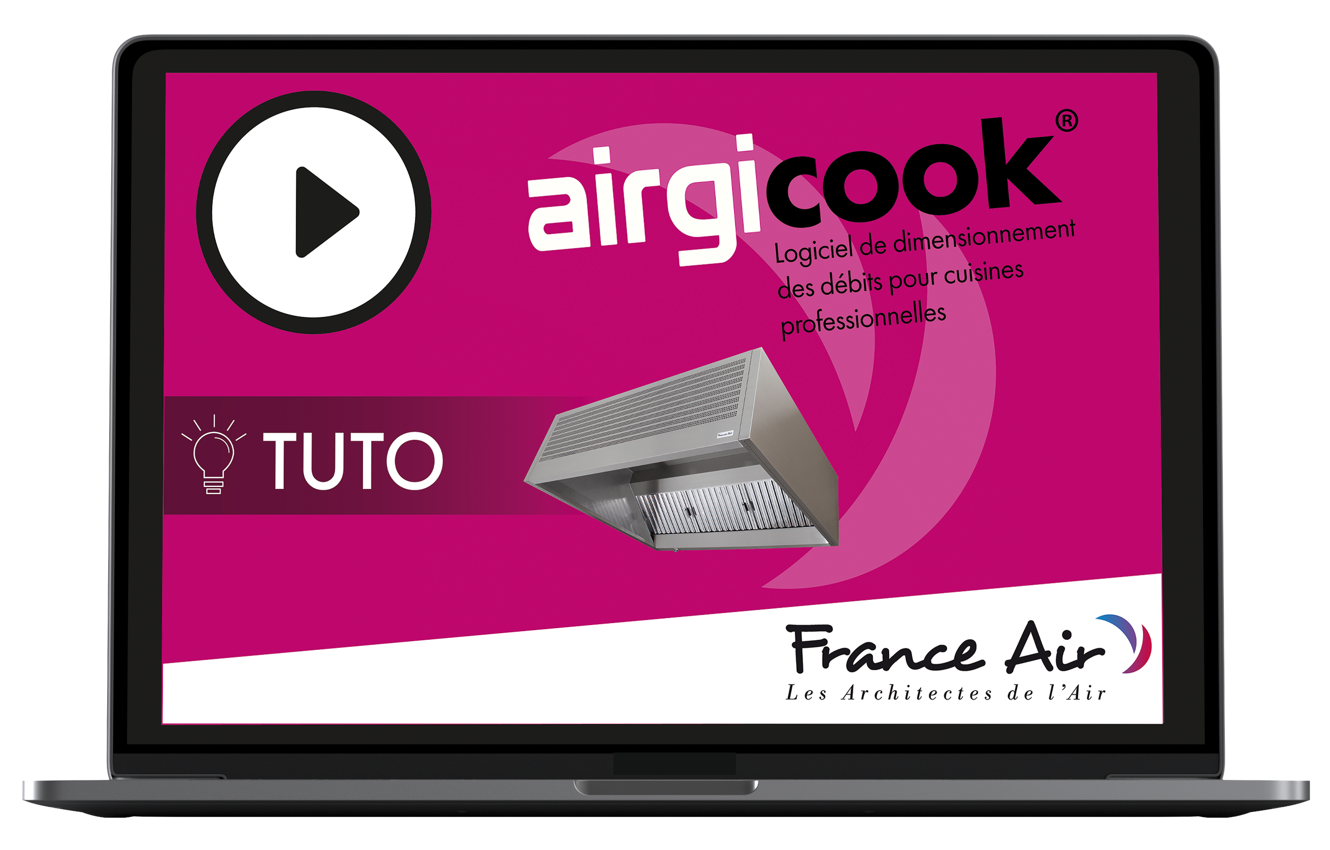 tutoriel logiciel Airgicook France Air